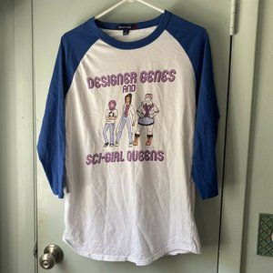 Binghamton University Teachers Shirt Baseball style Girl Science Kathy Fridrich